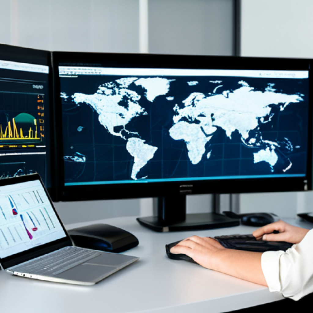 A professional environmental policy analyst, fully clothed in modest business attire, sits focused at a sleek desk in a sunlit, modern office. Large, transparent holographic screens display complex environmental big data visualizations, including climate models, satellite imagery, and pollution patterns. The analyst's hands are naturally positioned, subtly interacting with the advanced interface. The setting emphasizes innovation and sustainability with clean lines and natural materials. Professional photography, high resolution, soft studio lighting, perfect anatomy, correct proportions, natural pose, well-formed hands, proper finger count, safe for work, appropriate content, professional, family-friendly.